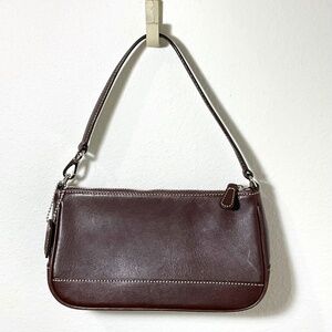 Coach Shoulder Bag - Dark Brown / Small